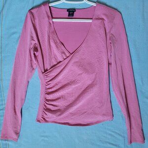 ⭐5FOR$20⭐ Gap Stretch Long Sleeve Shirt, Workout, Ballet, y2k , Medium, V-Neck